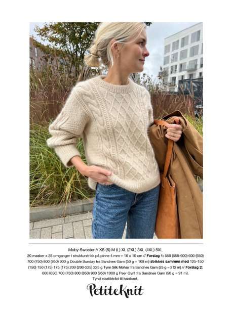 Petite Knit Moby Sweater