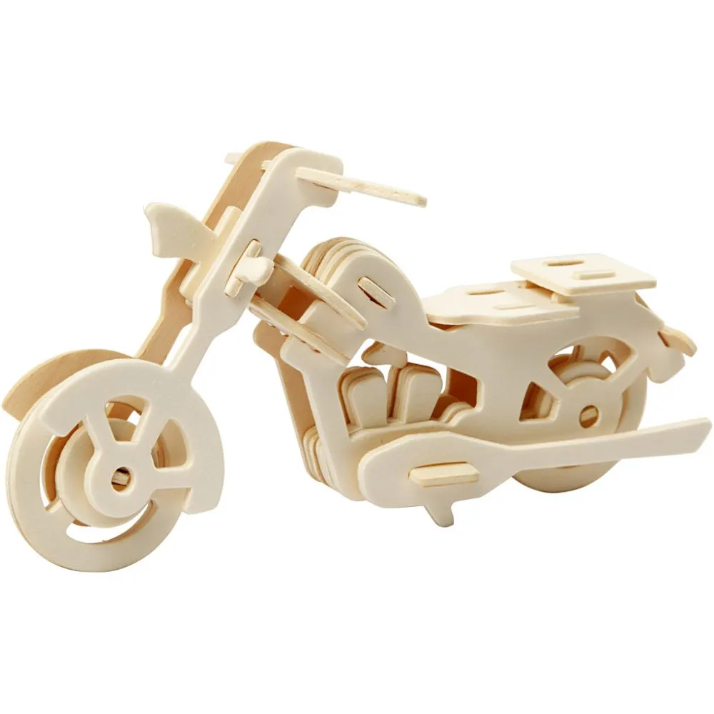 3D Puslespill Motorsykkel