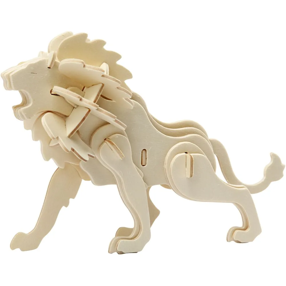 3D Puslespill Løve