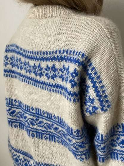 le knit Porcelain sweater