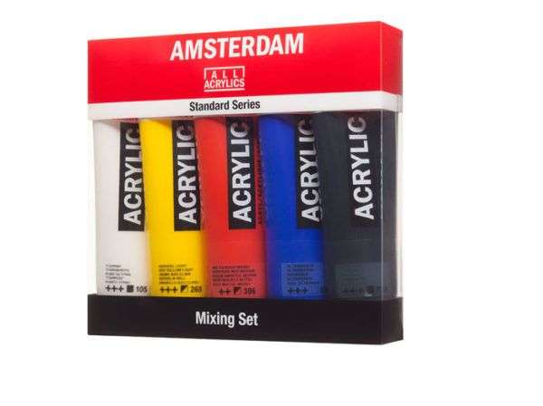 Amsterdam Standard mixing set - Primær 5x120 Ml