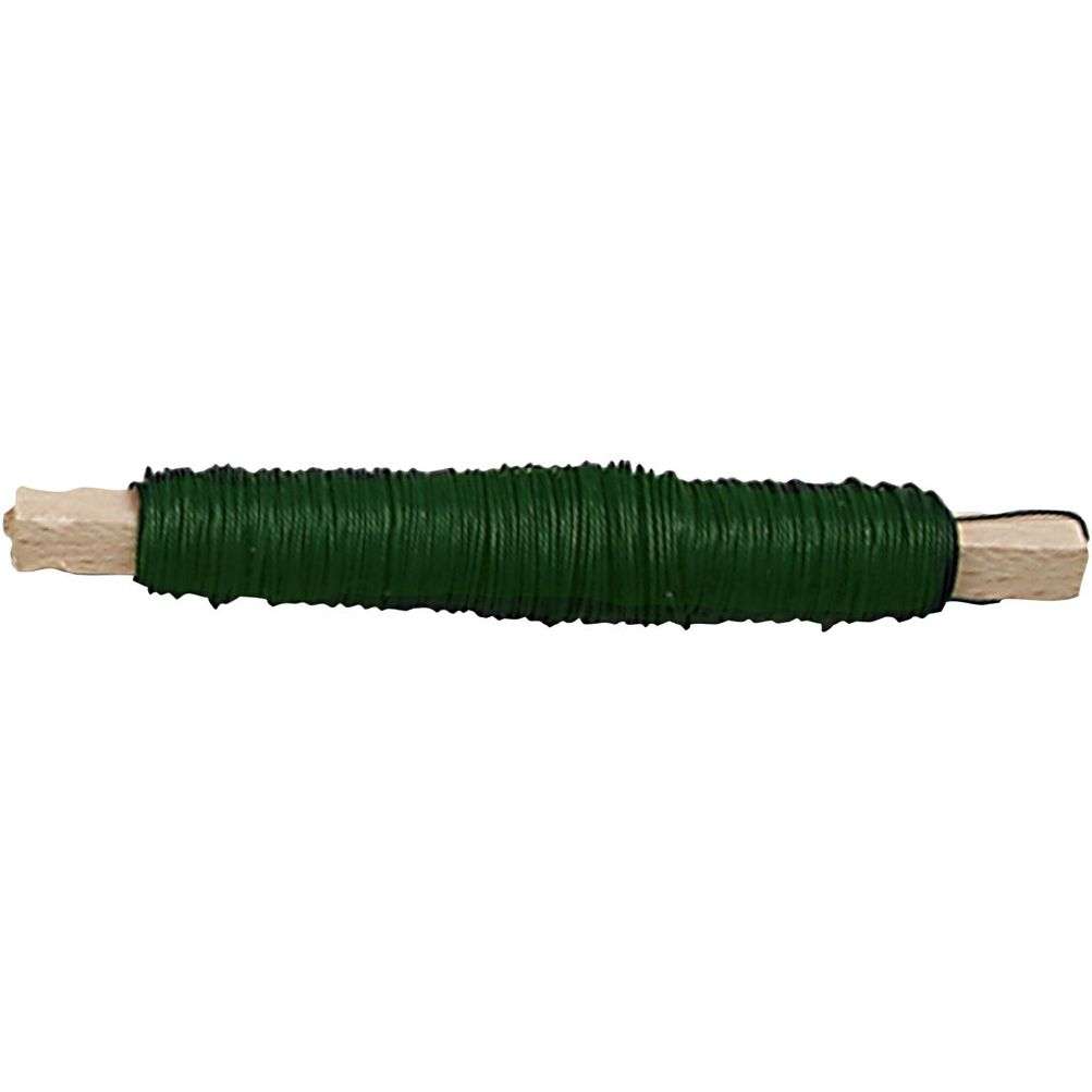 Vikletråd grønn 0,5 mm - Grønn 50 M