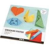 Origamipapir 50 stk 80 gram - Ass 15x15 Cm
