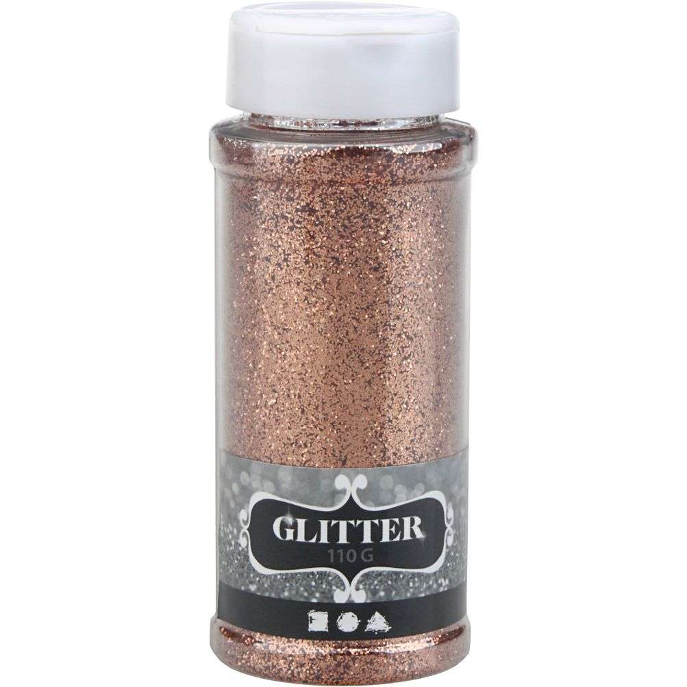 Glitter 110 gram - Kobber 110 G