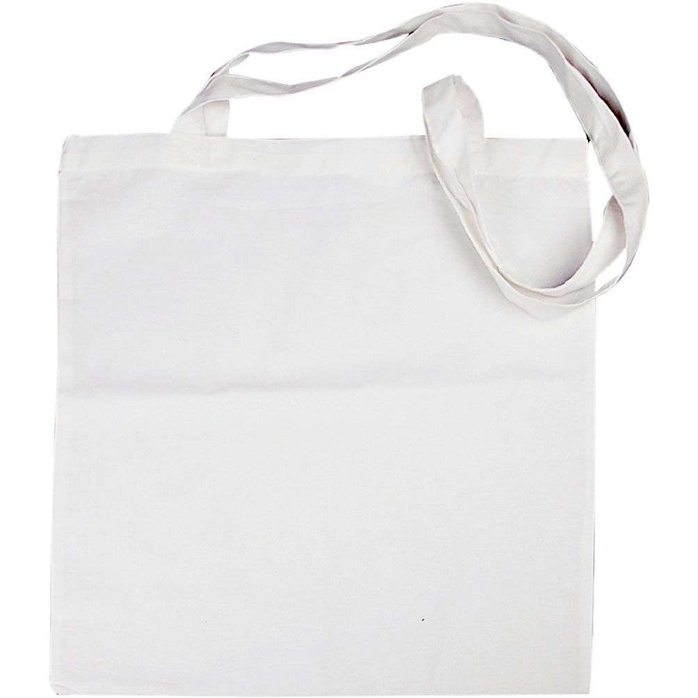 Mulepose med lang hank - Hvit