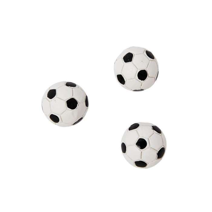 Fotball poly 12stk - Sort/hvit 2,2