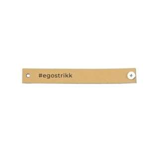 K&G Symerke med knapp - Gul - #egostrikk