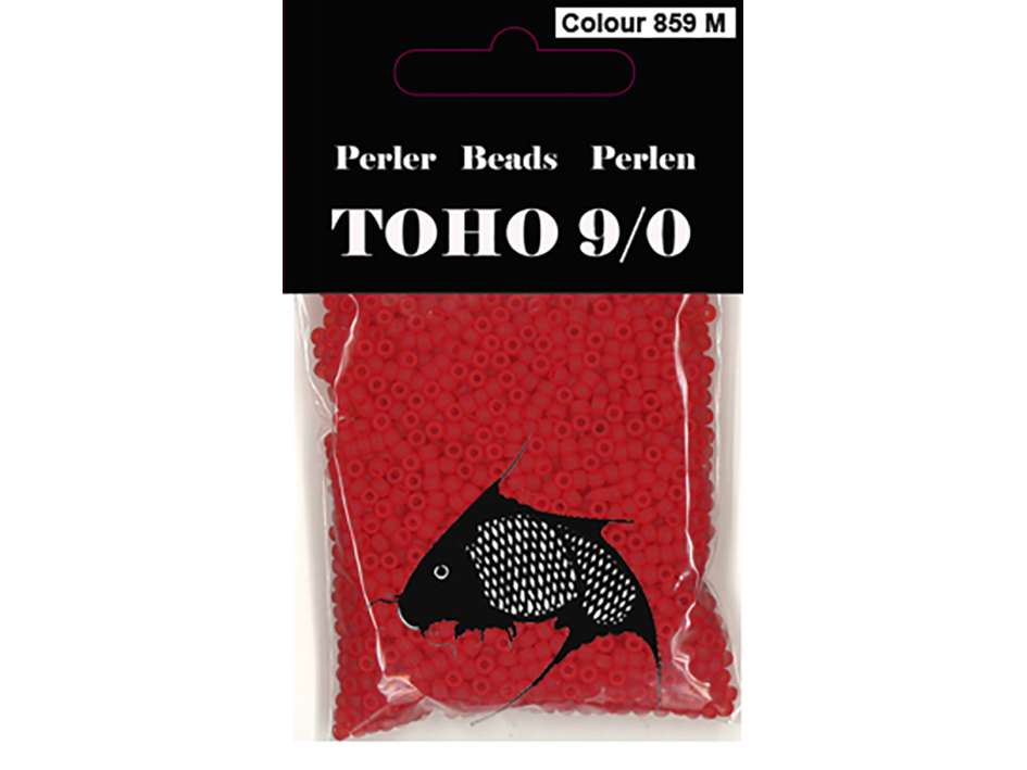 TOHO perler 9/0 - Rød 40g